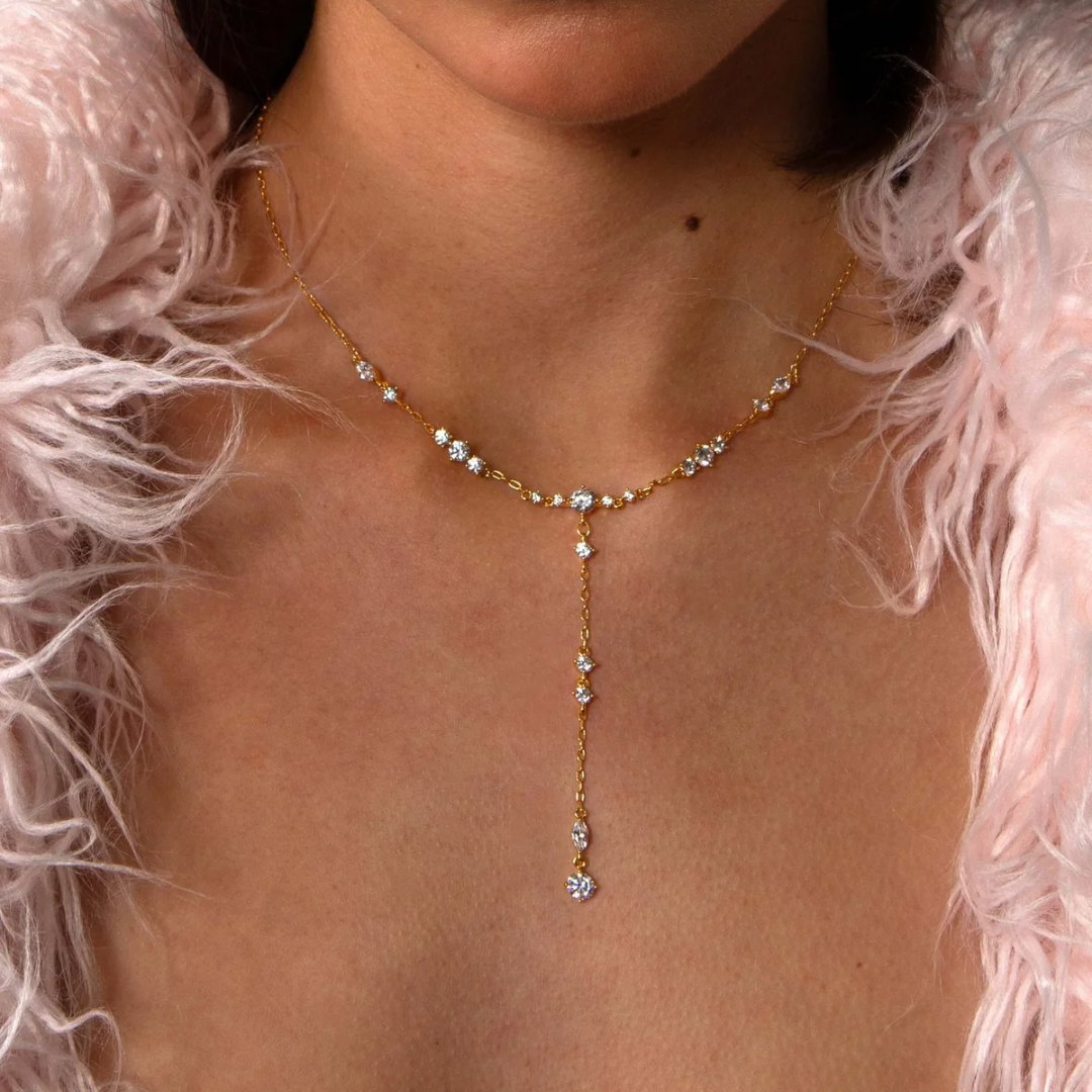 ✨ COLLAR ADRIANA | DISEÑO EN Y QUE BRILLA 💛
