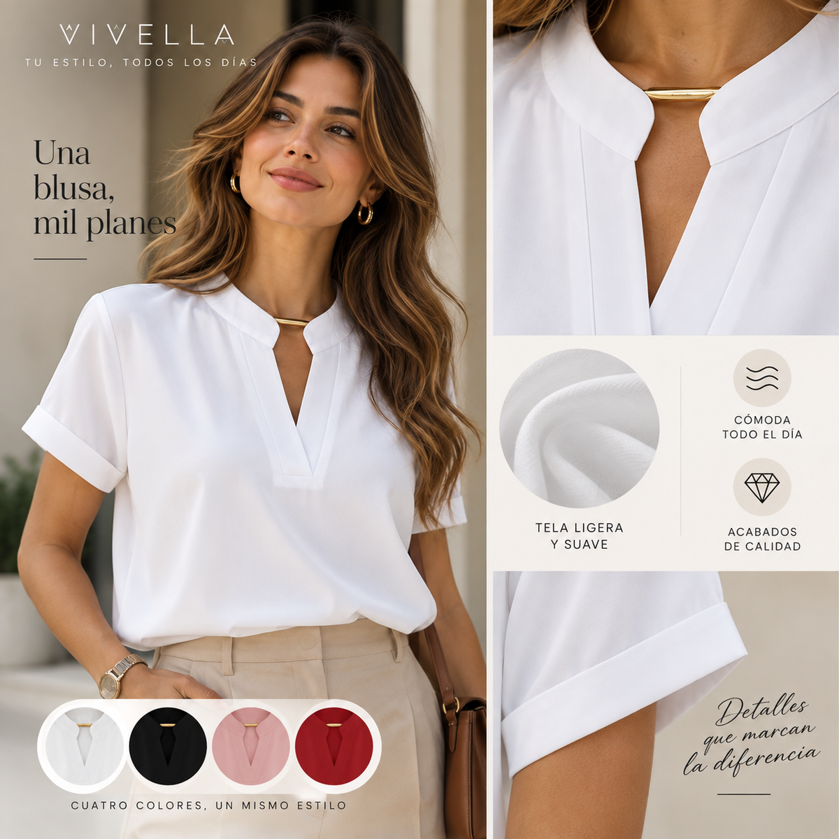 BLUSA SERENA  | ELEGANCIA QUE SE NOTA