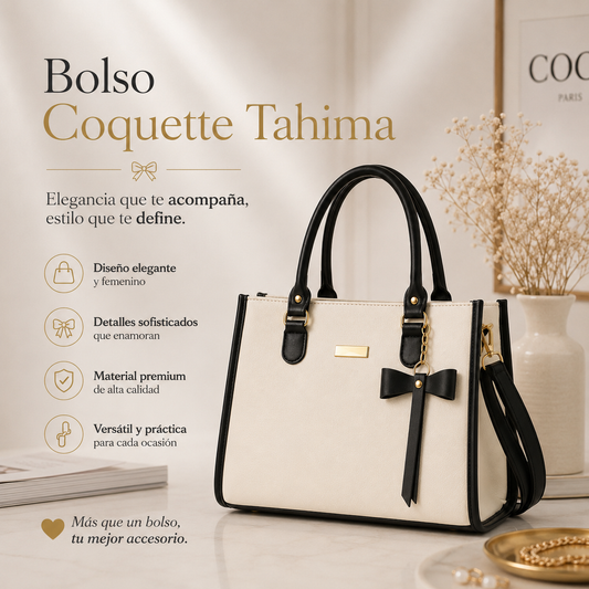 Bolso Coquette Tahima - orden y elegancia al instante