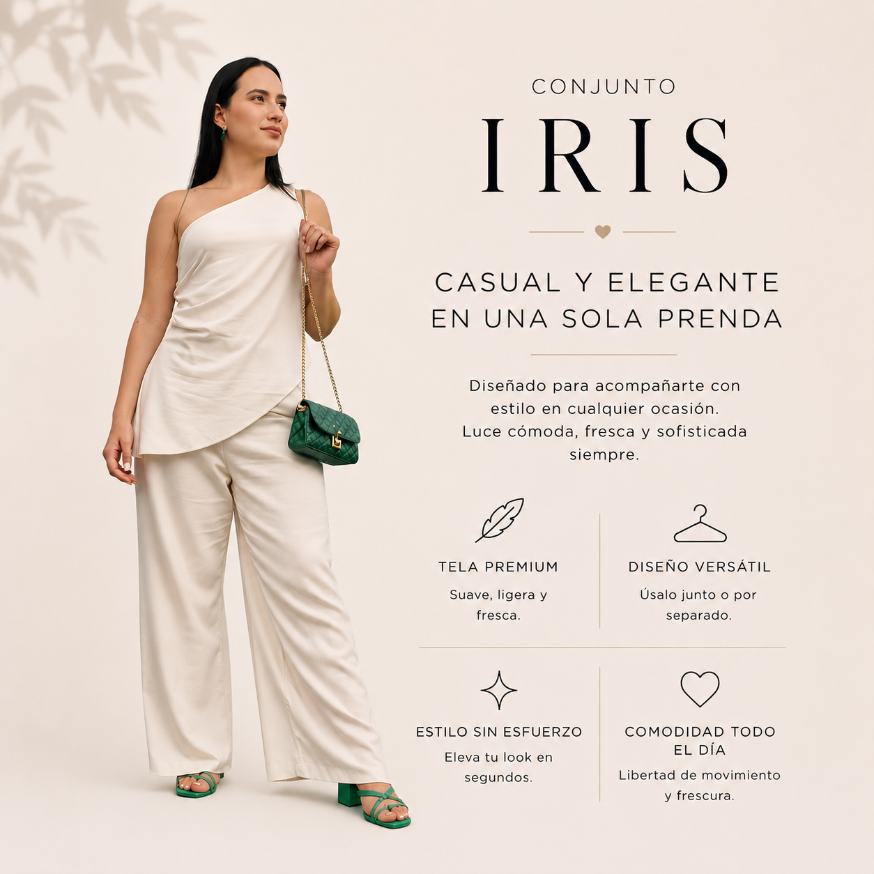 Conjunto Iris -  CASUAL Y ELEGANTE EN UNA SOLA PRENDA