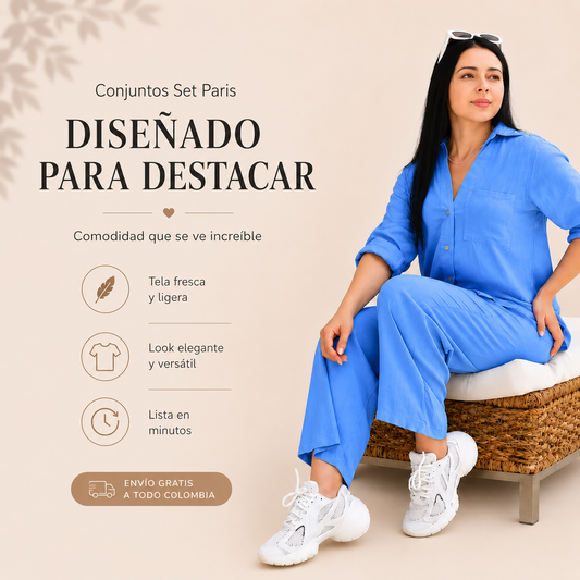 Conjunto Set Paris- Diseñado para destacar✨