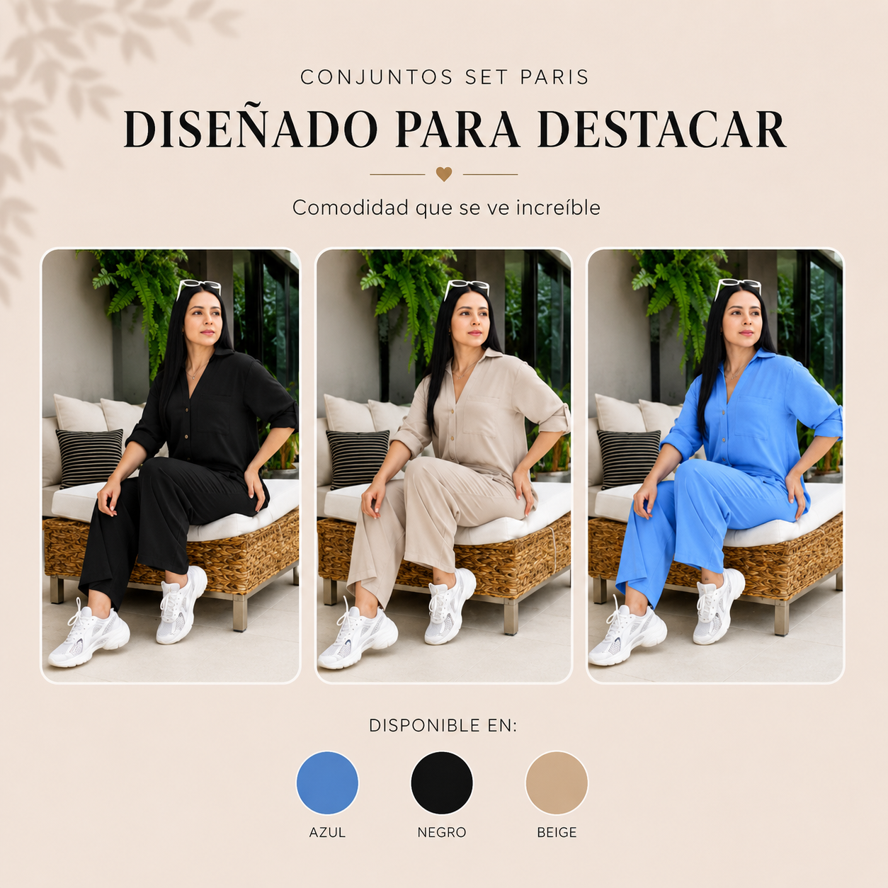 Conjunto Set Paris- Diseñado para destacar✨