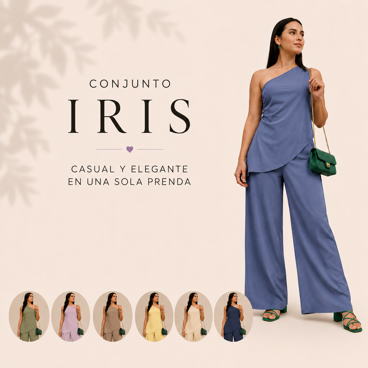Conjunto Iris -  CASUAL Y ELEGANTE EN UNA SOLA PRENDA