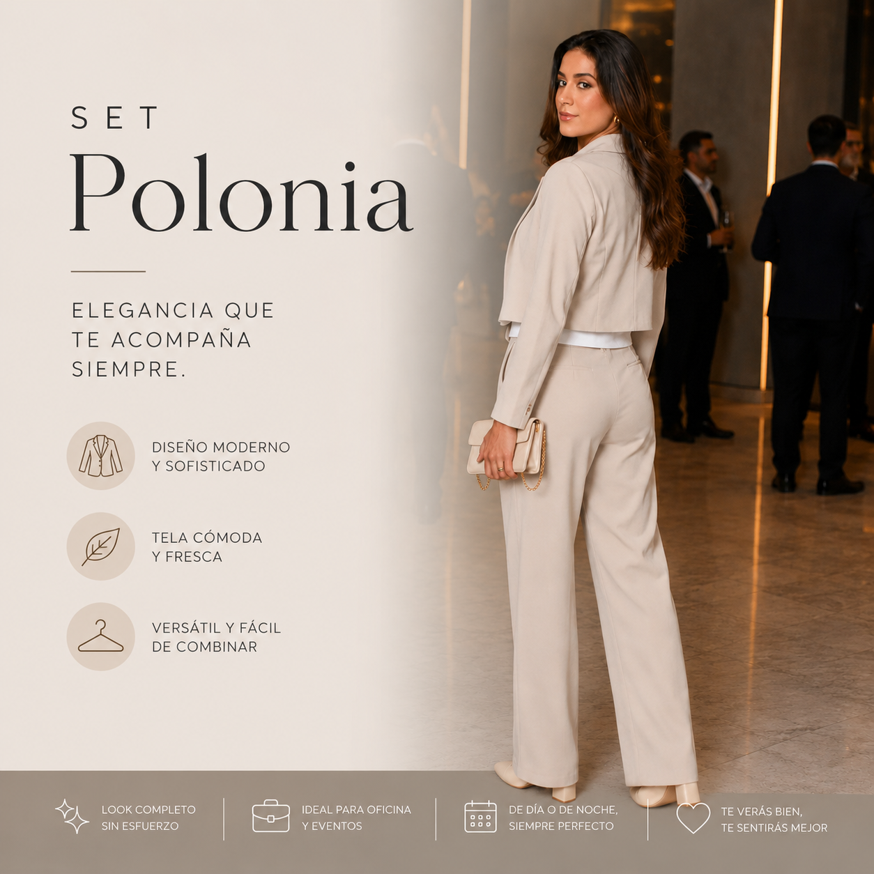 SET POLONIA - ELEGANCIA Y GLAMOUR EN UNA PRENDA✨